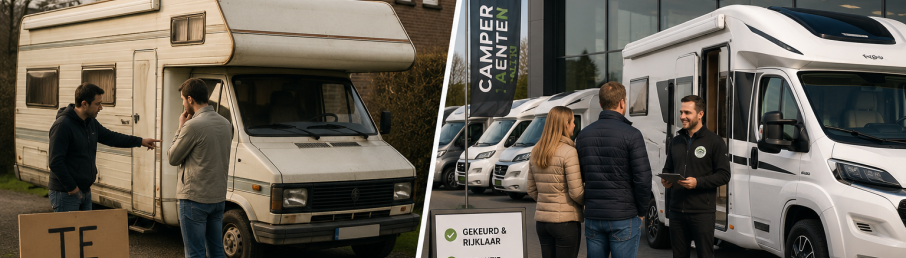 Tweedehands camper kopen dealer vs particulier Tweedehands camper kopen bij een dealer of particulier